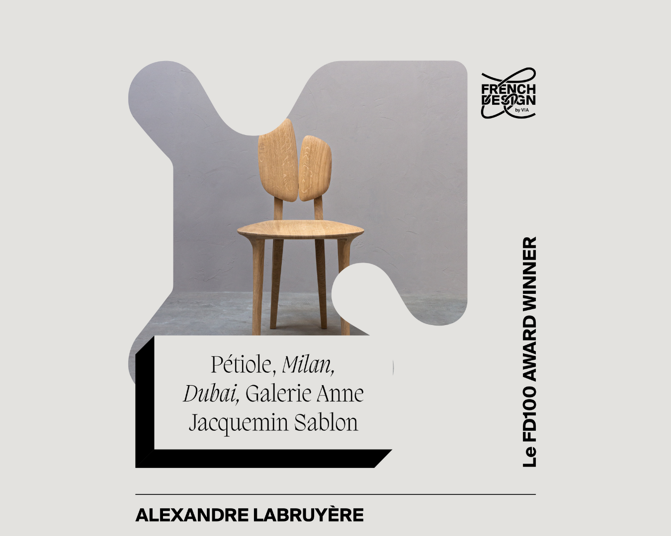 Alexandre Labruyère lauréat du French Design 100 2023